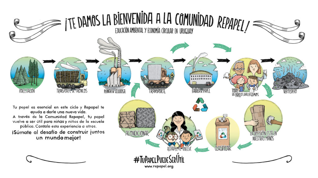 Ciclo de vida del papel